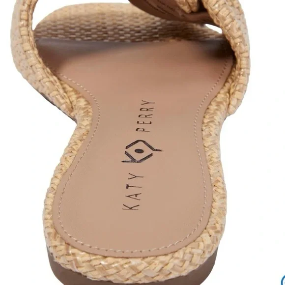 Katy Perry Collections Tan Woven Bow Sandals - Picture 6 of 8